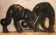 Paul JOUVE (1878-1973) - Jeux de panthères. C 1925.