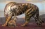 Paul JOUVE (1878-1973) - Tiger with cub.