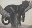 Paul JOUVE (1878-1973) - Panthère branchée, vers 1940.