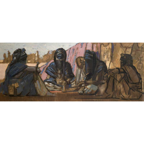 Tuaregs encampment. 1931.