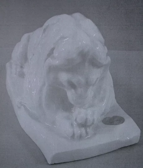 Paul JOUVE (1878-1973) - Lion couché