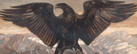 Auction by "Christie's New York, USA" du 09/12/2014 - aigles aux ailes déployées, 1928. (lot n°508)