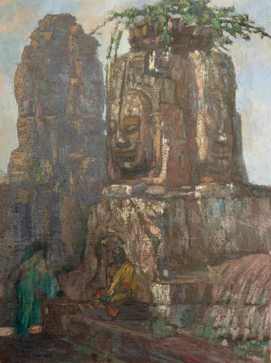 Vente par "Christie's Paris, France" du 19/05/2015 - Le bayon Angkor Tom. (lot n°15)