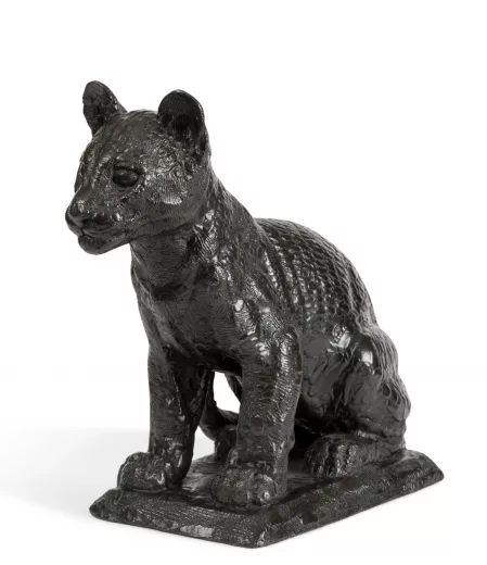 Vente par "Ader SVV" du 08/12/2023 - Jeune panthère assise,  (lot n°39)