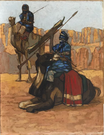 Paul JOUVE (1878-1973) - Touaregs.